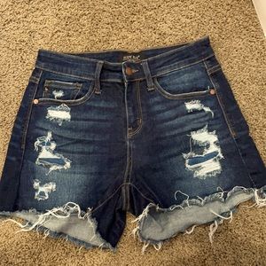 Judy Blue Distressed Jean Shorts